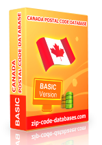 canada basic zip code database