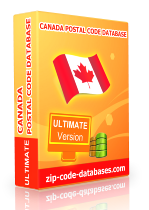 canada ultimate zip code database